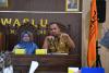 Kepala Subbid Inventarisasi dan Evaluasi Pengelolaan Aset Daerah BKUD Kabupaten Semarang, Wisnu saat memaparkan terkait dasar hukum pengelolaan aset daerah