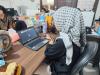 Kepala Subbagian Pengawasan beserta staf yang membidangi Partisipasi Masyarakat Bawaslu Kabupaten Semarang mengikuti Rapat Koordinasi Penarikan Data Partisipasi Masyarakat Semester I Tahun 2026 yang diselenggarakan oleh Bawaslu Provinsi Jawa Tengah secara daring, Kamis (18/6/2026).