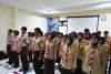 Anggota Saka Adhyasta Pemilu Bawaslu Kabupaten Semarang yang dikukuhkan pada Rabu, 21 Oktober 2026